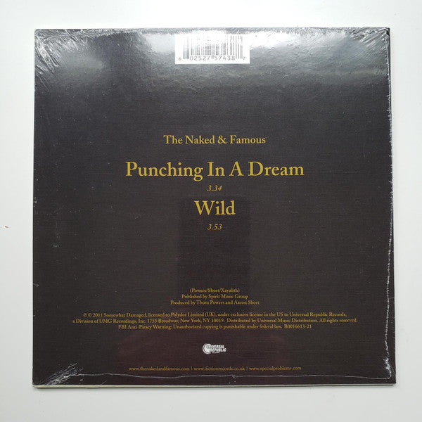 The Naked & Famous* : Punching In A Dream (7", Single)