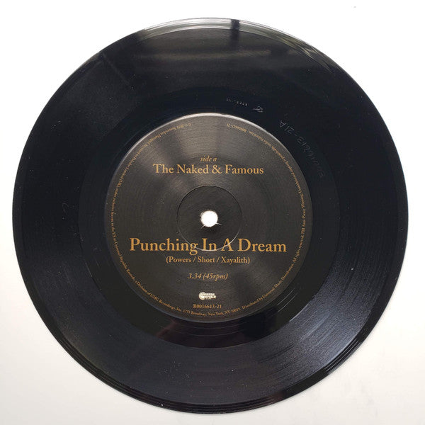 The Naked & Famous* : Punching In A Dream (7", Single)