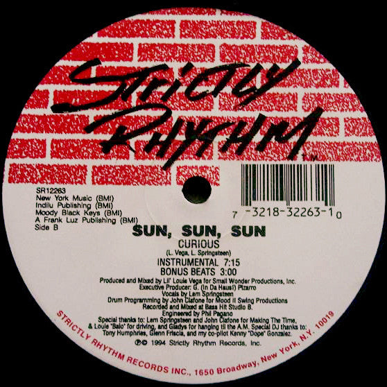 Sun, Sun, Sun : Curious (12")