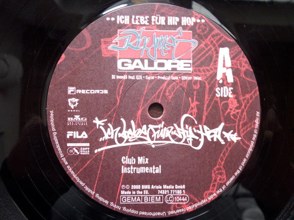 DJ Tomekk Feat. GZA • Curse (3) • Prodigal Sunn • Stieber Twins : ••Ich Lebe Für Hip Hop•• (12")