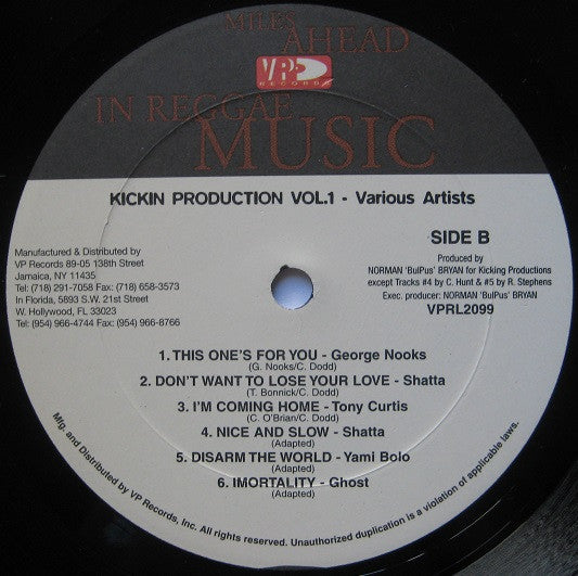 Various : Kickin' Production #1 (LP, Comp)