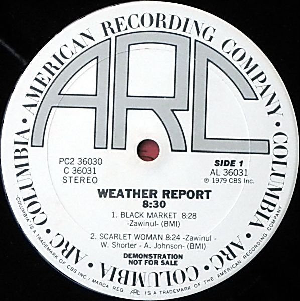 Weather Report : 8:30 (2xLP, Album, Promo)