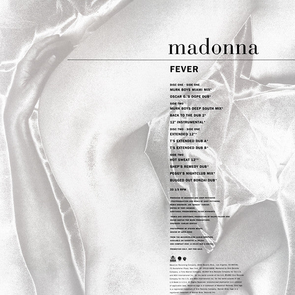 Madonna : Fever (2x12", Ltd, Promo, Red)