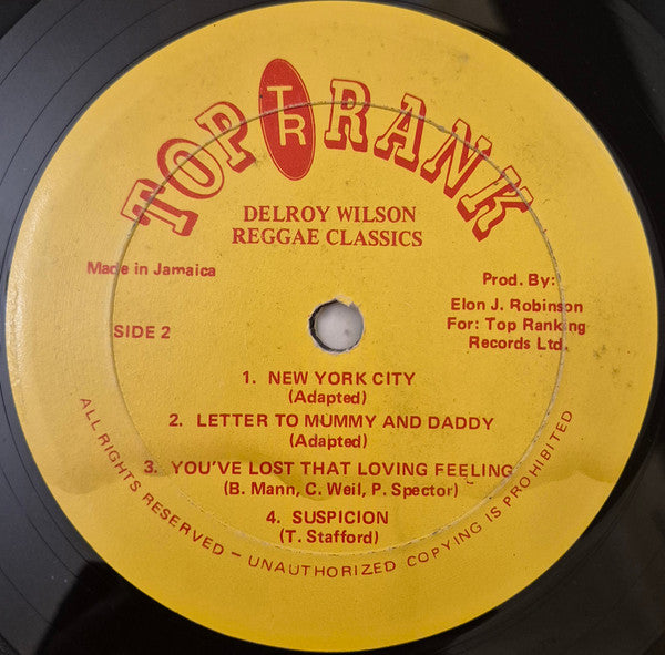 Delroy Wilson : Reggae Classics (LP, Album)