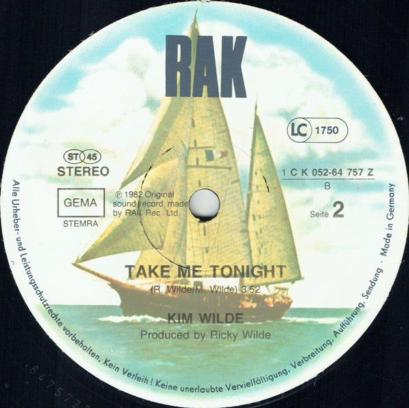 Kim Wilde : View From A Bridge (12", Maxi)