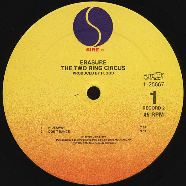 Erasure : The Two Ring Circus (2x12", Album)