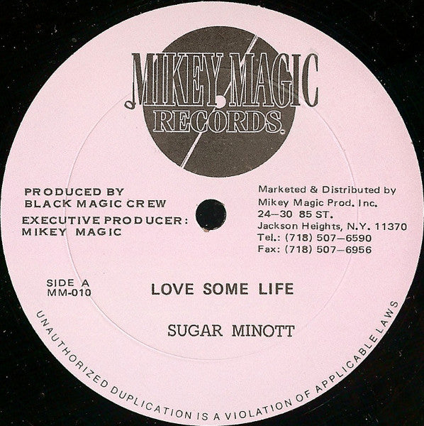 Sugar Minott / Steve Harper : Love Some Life / War And Crime (12")