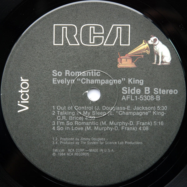 Evelyn "Champagne" King* : So Romantic (LP, Album, Ind)