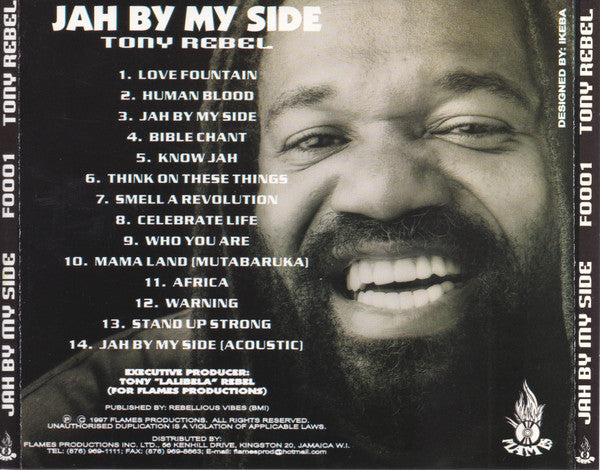 Tony Rebel : Jah By My Side (CD, Album)