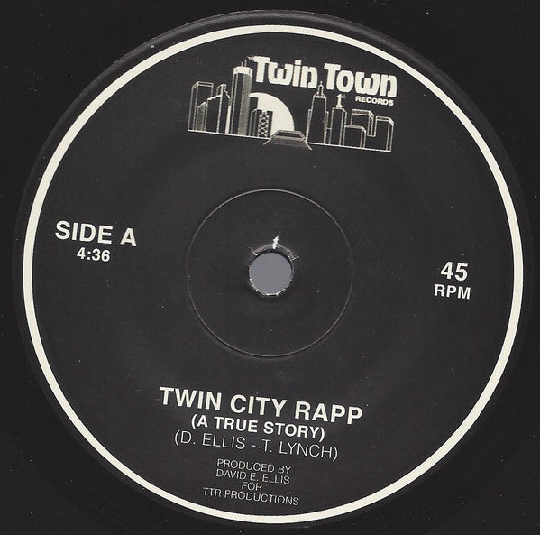 Twin City Rappers : Twin City Rapp (7", Ltd, RE)