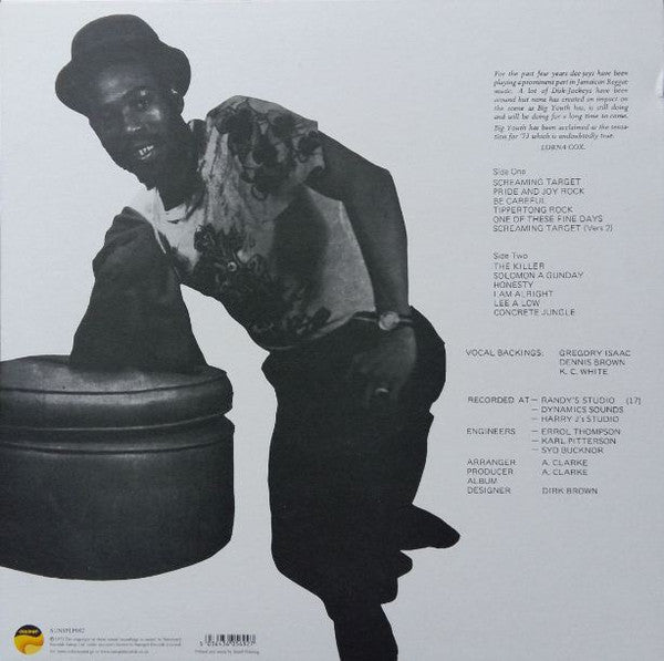 Big Youth : Screaming Target (LP, Album, Ltd, RE, Red)