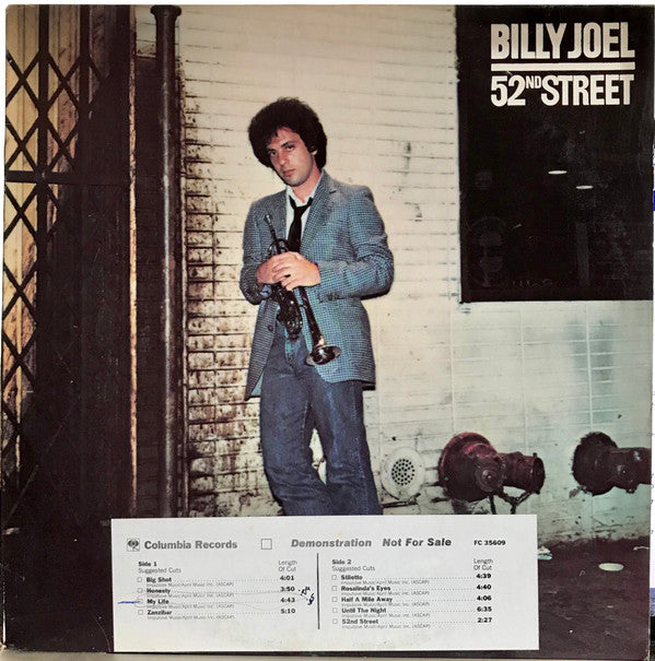 Billy Joel : 52nd Street (LP, Album, Promo, Pit)
