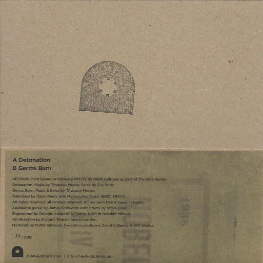 Thurston Moore : Detonation (7", Single, Ltd, Num)