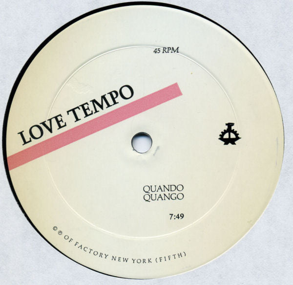 Quando Quango : Love Tempo (12")