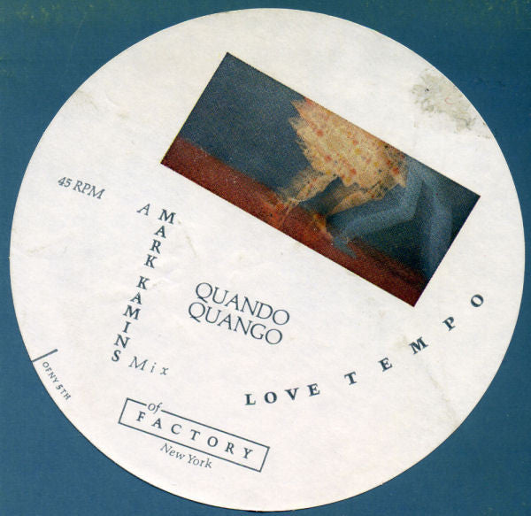 Quando Quango : Love Tempo (12")