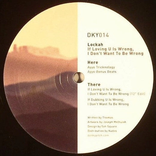 Lockah : If Loving U Is Wrong, I Don't Want To Be Wrong (12")