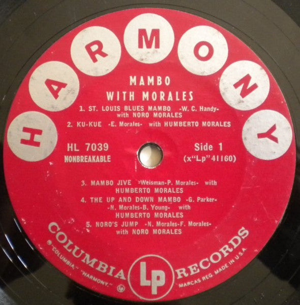 Noro Morales / Humberto Morales : Mambo With Morales (LP, Album, Styrene)