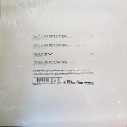Akhenaton, Freeman (3) & K-Rhyme Le Roi : Une Autre Dimension / Electro Cypher (12")