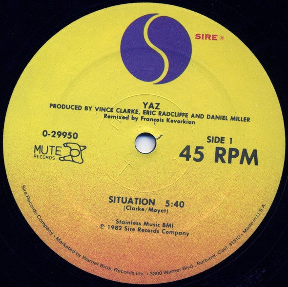 Yaz* : Situation (12", RP, Spe)