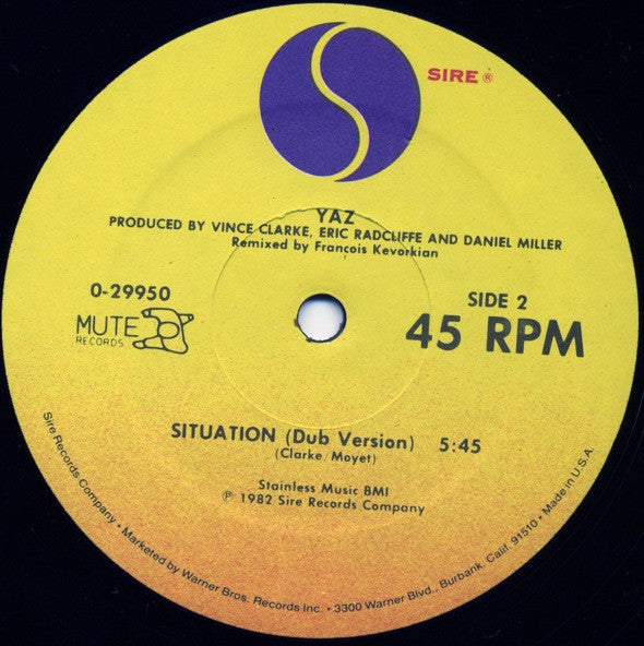 Yaz* : Situation (12", RP, Spe)