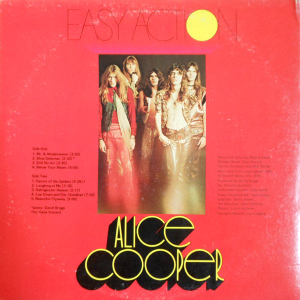 Alice Cooper : Easy Action (LP, Album, M/Print)
