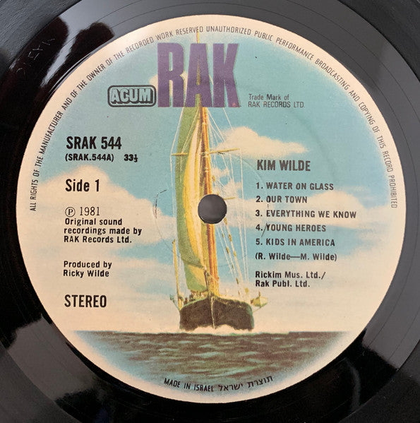 Kim Wilde : Kim Wilde (LP, Album)