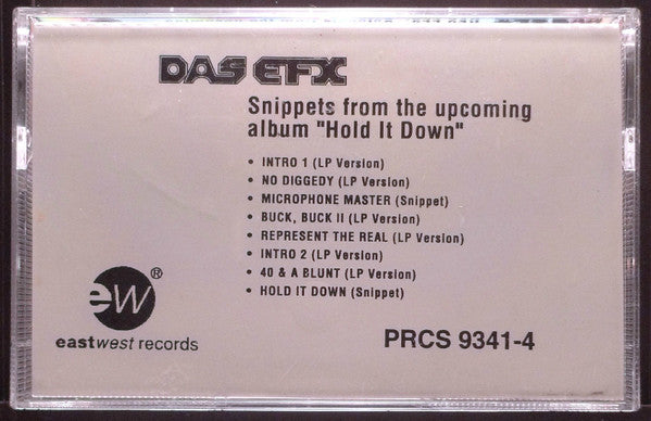 Das EFX : Das EFX (Snippets From The Upcoming Album "Hold It Down") (Cass, Promo, Smplr)