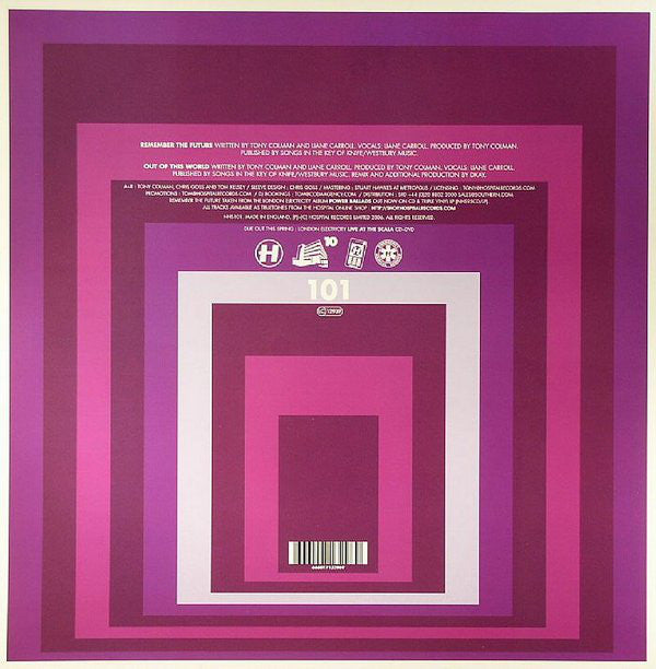 London Elektricity : Remember The Future (Original Album Mix) / Out Of This World (DKay Remix) (12")