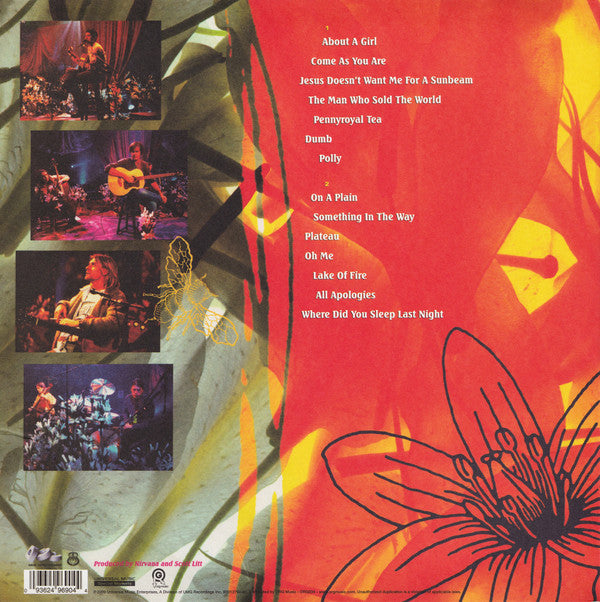 Nirvana : MTV Unplugged In New York (LP, Album, RE, RM, RP, 180)