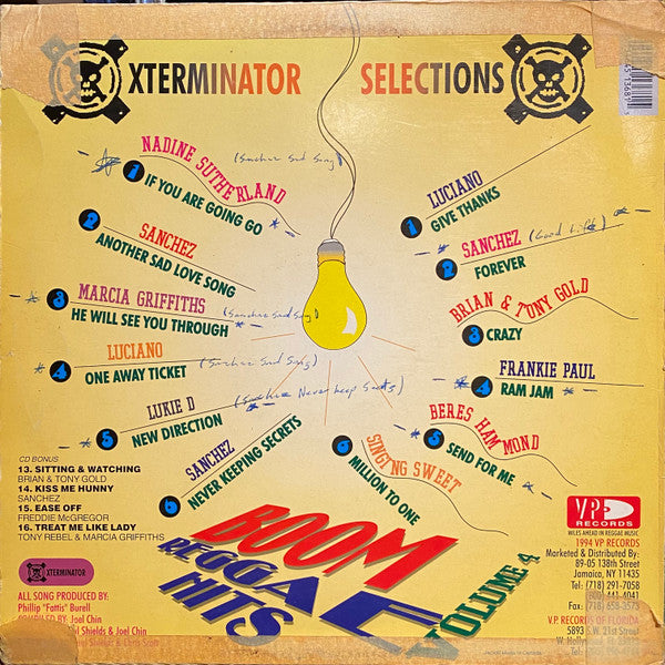 Various : Boom Reggae Hits Vol. 4 (LP, Comp)