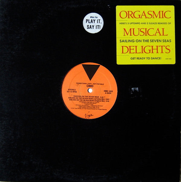 OMD* : Sailing On The Seven Seas (12", Single, Promo)