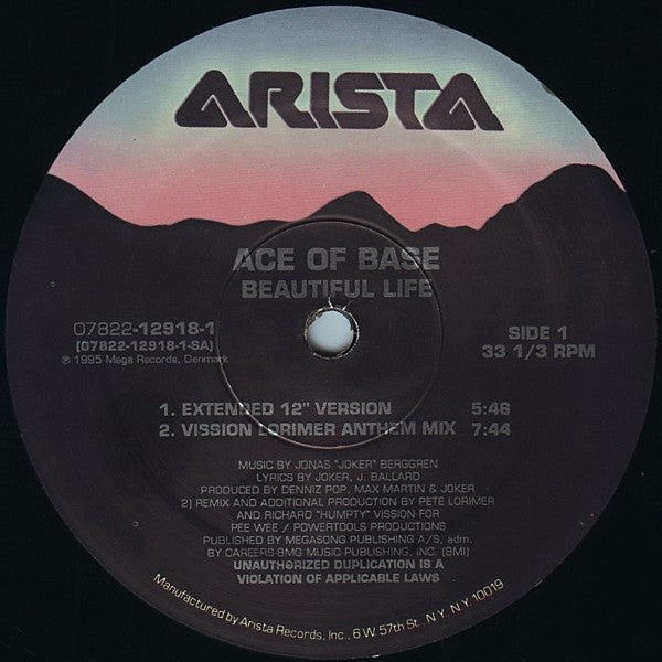 Ace Of Base : Beautiful Life (2x12", Ltd, Gat)