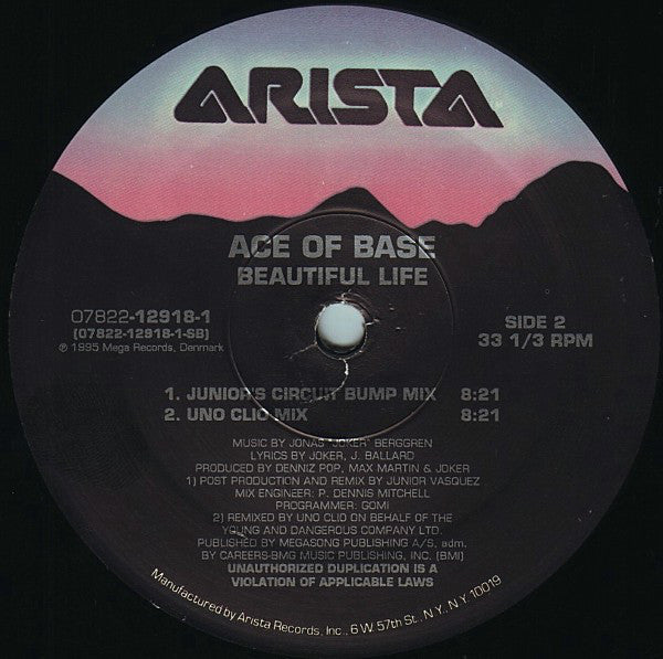 Ace Of Base : Beautiful Life (2x12", Ltd, Gat)
