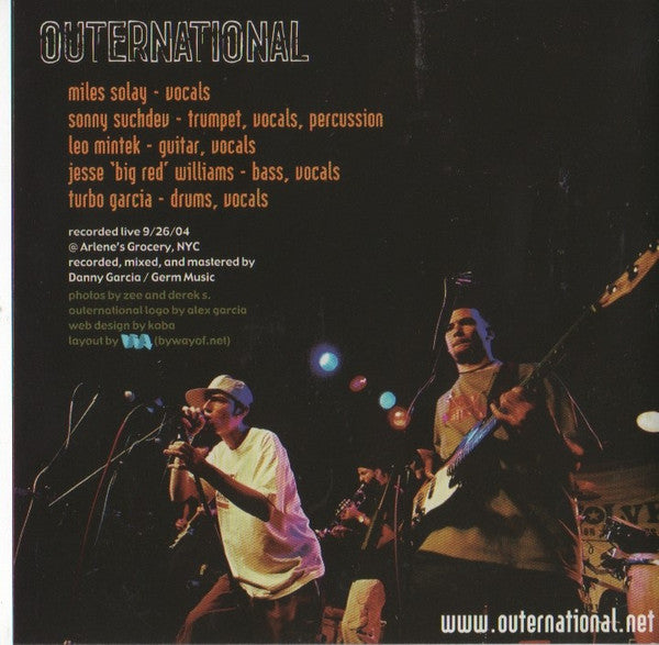 Outernational : Live (CD, EP)