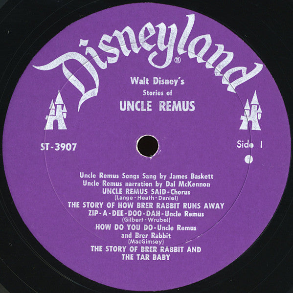 Uncle Remus (4) : Songs And Stories Of Uncle Remus (LP, Album, RE)