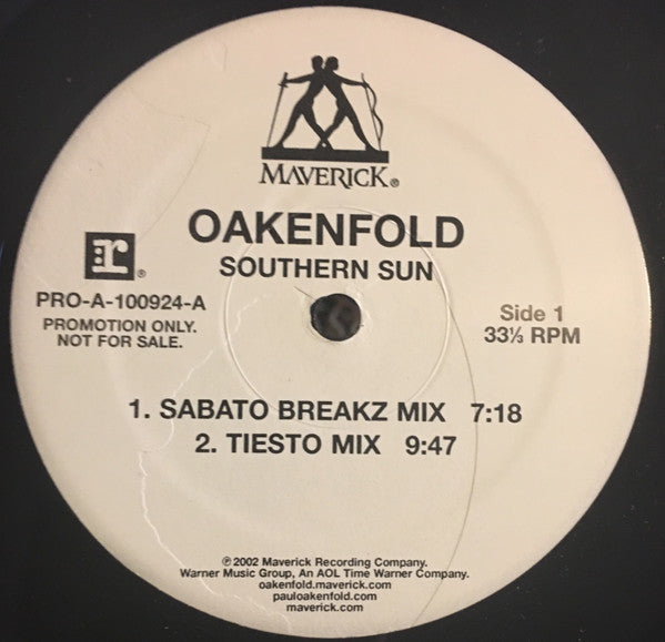 Oakenfold* : Southern Sun (12", Promo)