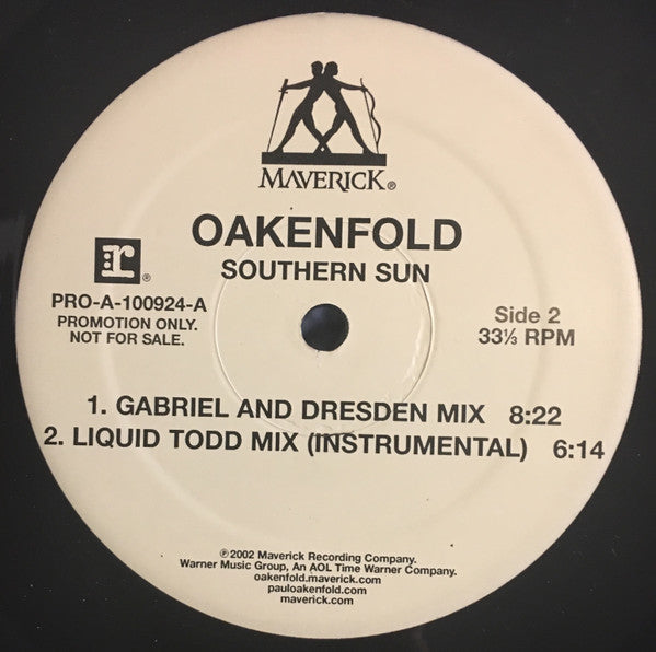 Oakenfold* : Southern Sun (12", Promo)