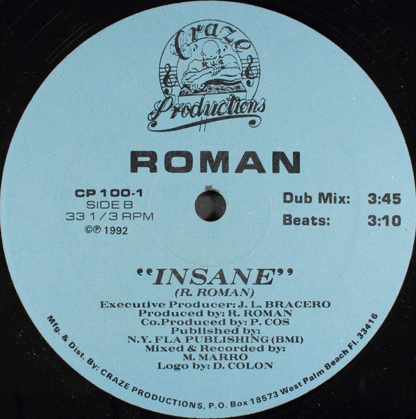 Roman* : Insane (12")