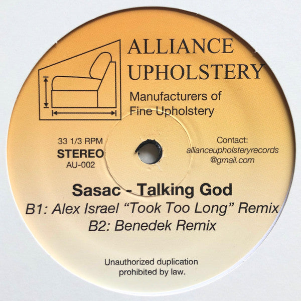 Sasac : Talking God (12")