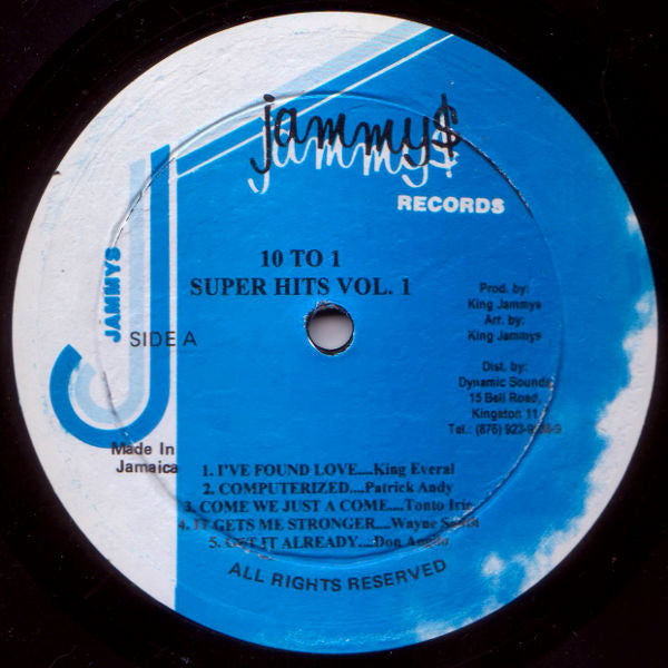 Various : 10 To 1 Super Hits Vol. 1 (LP, Comp, RP)