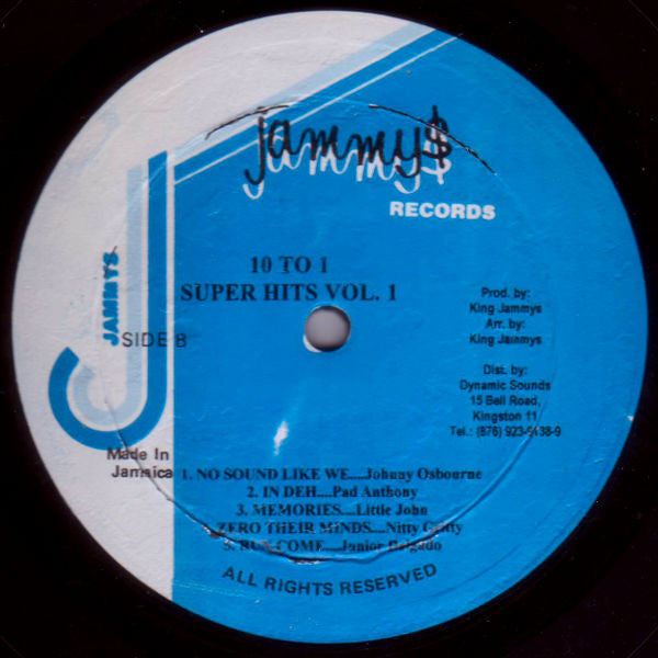 Various : 10 To 1 Super Hits Vol. 1 (LP, Comp, RP)