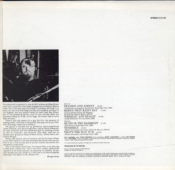 Buy Milt Jackson Quintet Featuring Ray Brown : That's The Way It