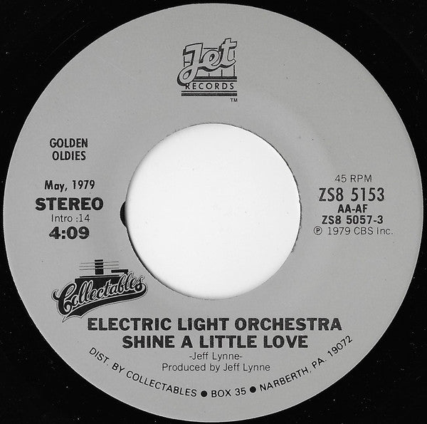 Electric Light Orchestra : Don't Bring Me Down / Shine A Little Love (7", RE)