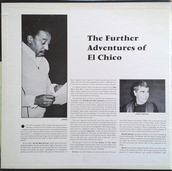 Chico Hamilton : The Further Adventures Of El Chico (LP, Album, Mono, Gat)