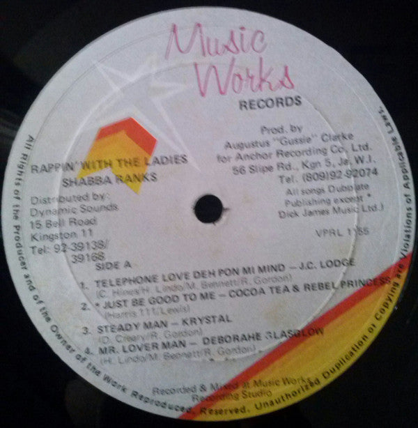 Shabba Ranks : Rappin' With The Ladies (LP, Album)