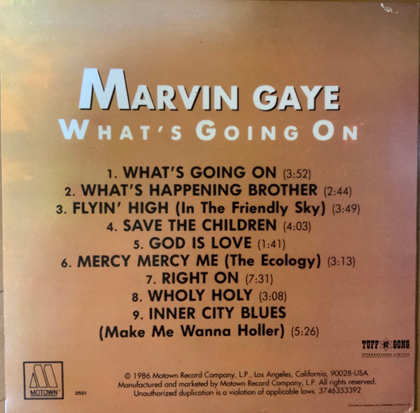 Marvin Gaye : What's Going On (LP, Album, RE)