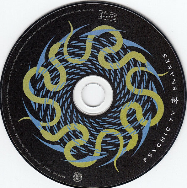 Psychic TV : Snakes (CD, Album, Ltd, RE)
