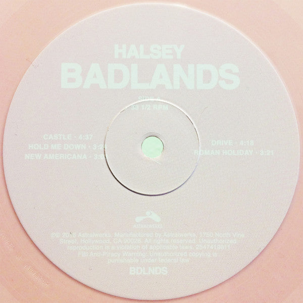 Halsey : Badlands (LP, Album, Pin)