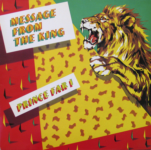 Prince Far I And The Arabs* : Message From The King (LP, Album, RE)