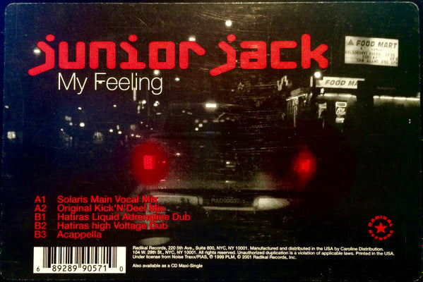 Junior Jack : My Feeling (12")